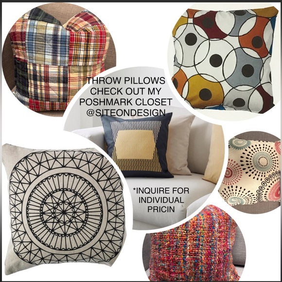 IKEA Dvargpalm Pillow Circles Multicolor MCM Abstract Boho COVER ONLY #0919242 - Picture 11 of 11